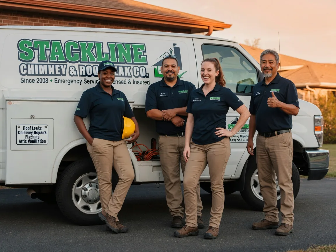 Chimney flashing repair company in Hamilton, KS